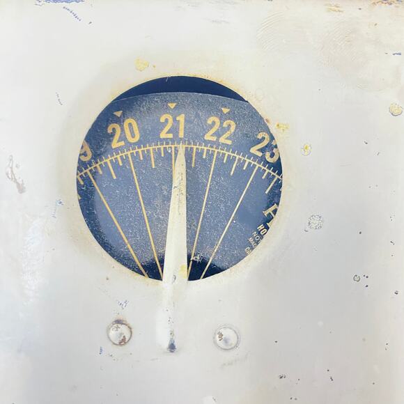 Vintage Steel Hanson Retro Household Scale 1950s 25LBS Capacity Antique - Picture 8 of 9